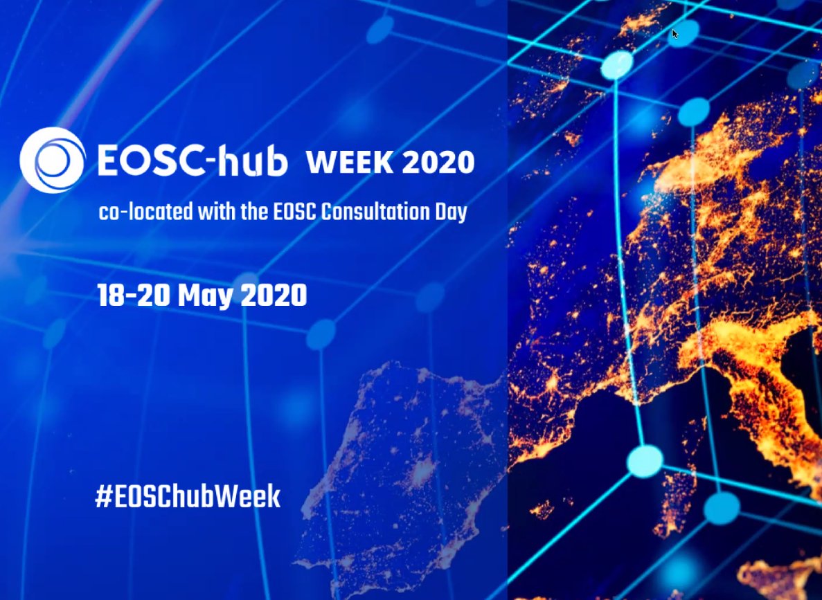 EOSC_eu's tweet photo. And that's a wrap-up! Thank you everyone for participating to this exciting virtual edition of the #EOSChubweek!
All presentations and session recordings will be made available shortly. https://t.co/e6yuaUlKNB
