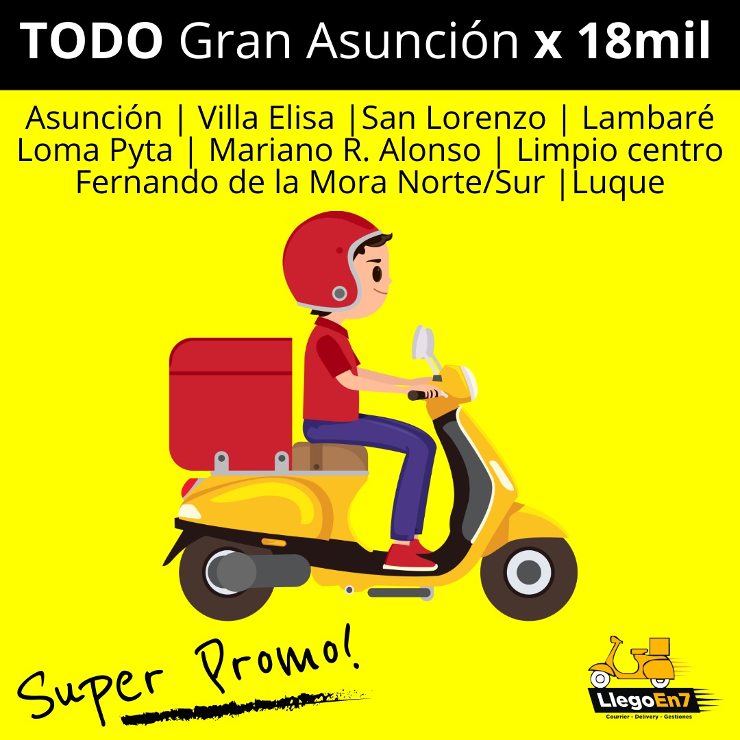 llegoen7's tweet photo. SUPER PROMO! Precio único para TODO Asunción... Tu Delivery por sólo Gs. 18mil👌☺🔝

Hacé click al siguiente enlace para comunicación directa al WhatsApp 👉https://t.co/LFlAuybpQg, y también podés desde la WEB 👉 https://t.co/EWOaQPDoCL

#epytanderogape🏡 https://t.co/CVmEmhHfdO