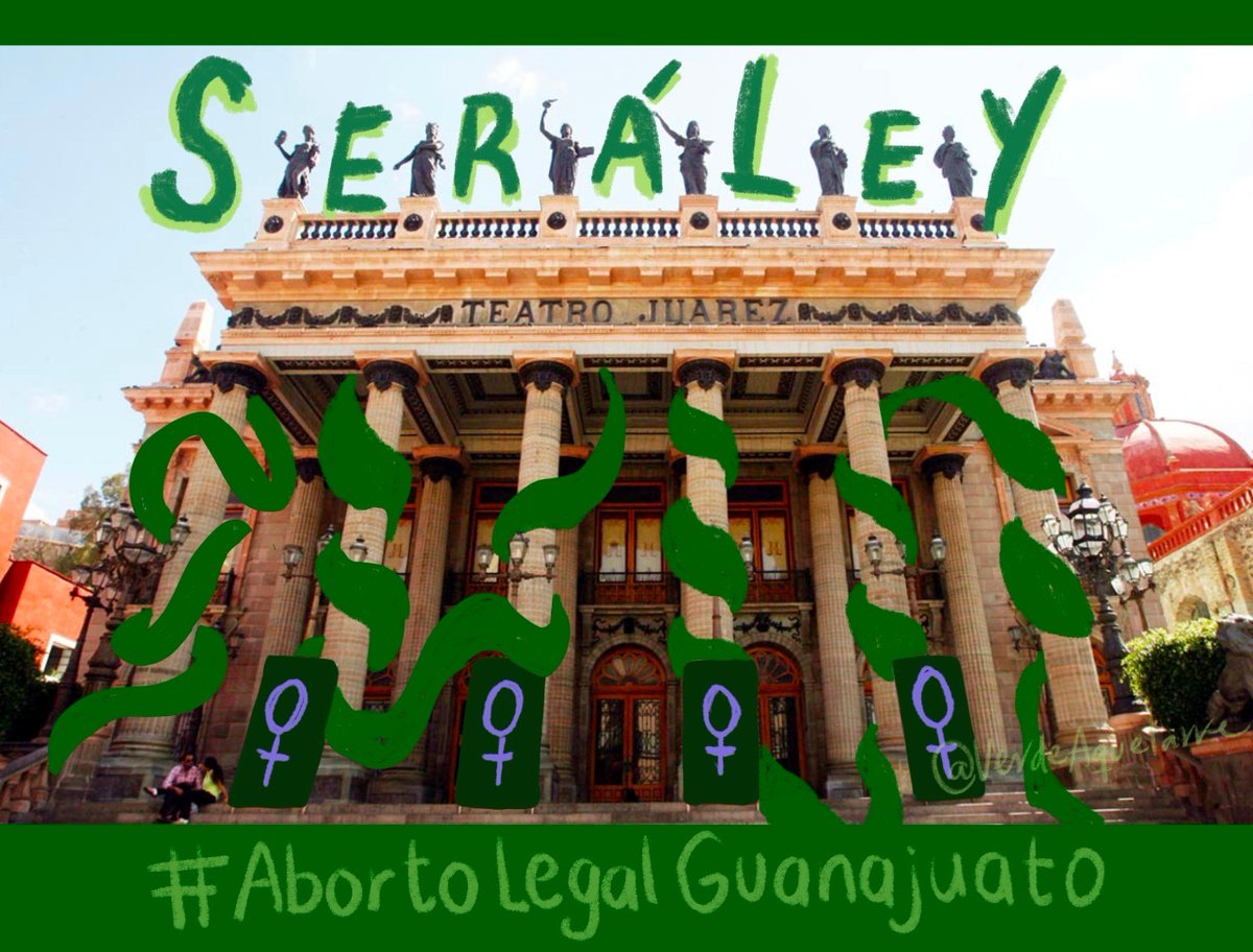 MxMareaVerde's tweet photo. #ILEGuanajuato
Guanajuato tiene la posibilidad de ser el 3er estado en despenalizar el aborto por voluntad hasta las 12 semanas en nuestro país.
Instamos al @CongresoGto garantizar los derechos humanos de las mujeres.

#SeráLey #AbortoLegalGuanajuato

Vía @verdeaquelarre https://t.co/HZVWmWkp9s