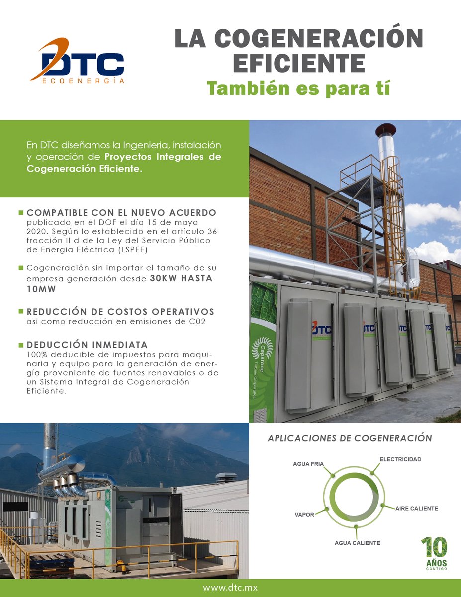 DTCSoluciones's tweet image. La Cogeneración Eficiente