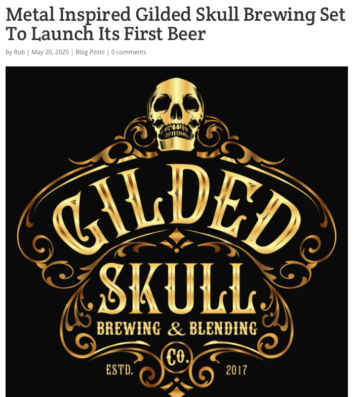 #Massachusetts Based and Metal Inspired Gilded Skull Brewing Set To Launch Its First Beer: massbrewbros.com/metal-inspired…