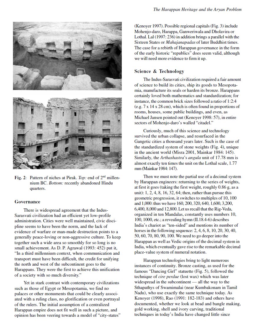 From The Harappan Heritage and the Aryan Problemby Michel DaninoMore links from IVC to Vedic Culture from the same research.