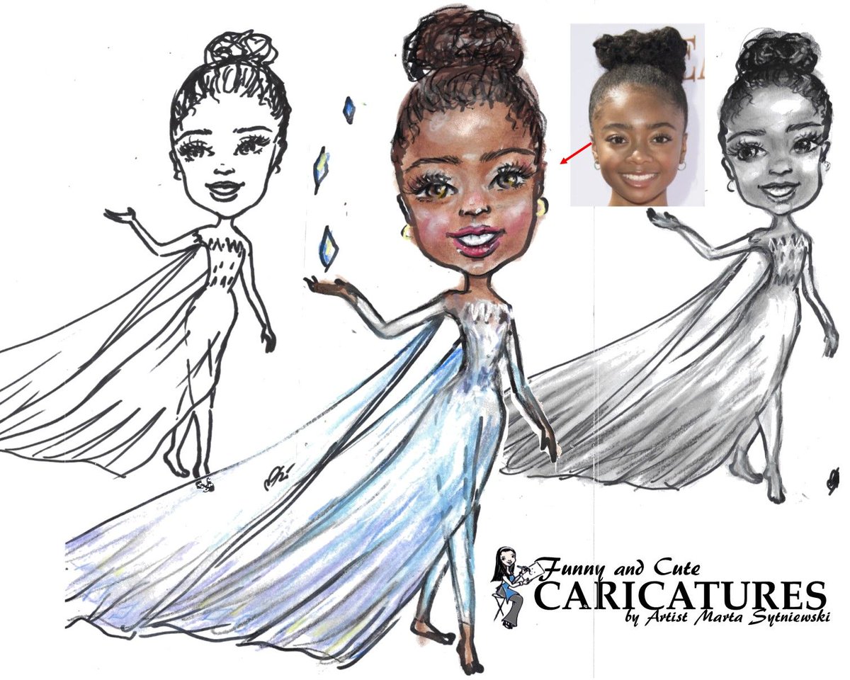 pic How To Draw Elsa From Frozen 2 draw elsa frozen 2 caricature portrait
