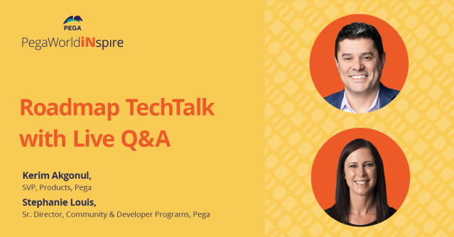 pega_dsk's tweet photo. Join Kerim Akgonul and Stephanie Louis for an exclusive look into the vision and roadmap for Pega’s industry-leading customer service, customer engagement, and intelligent automation platforms. #PegaWorld https://t.co/PHjepANY9r https://t.co/qjNbQXwY5V