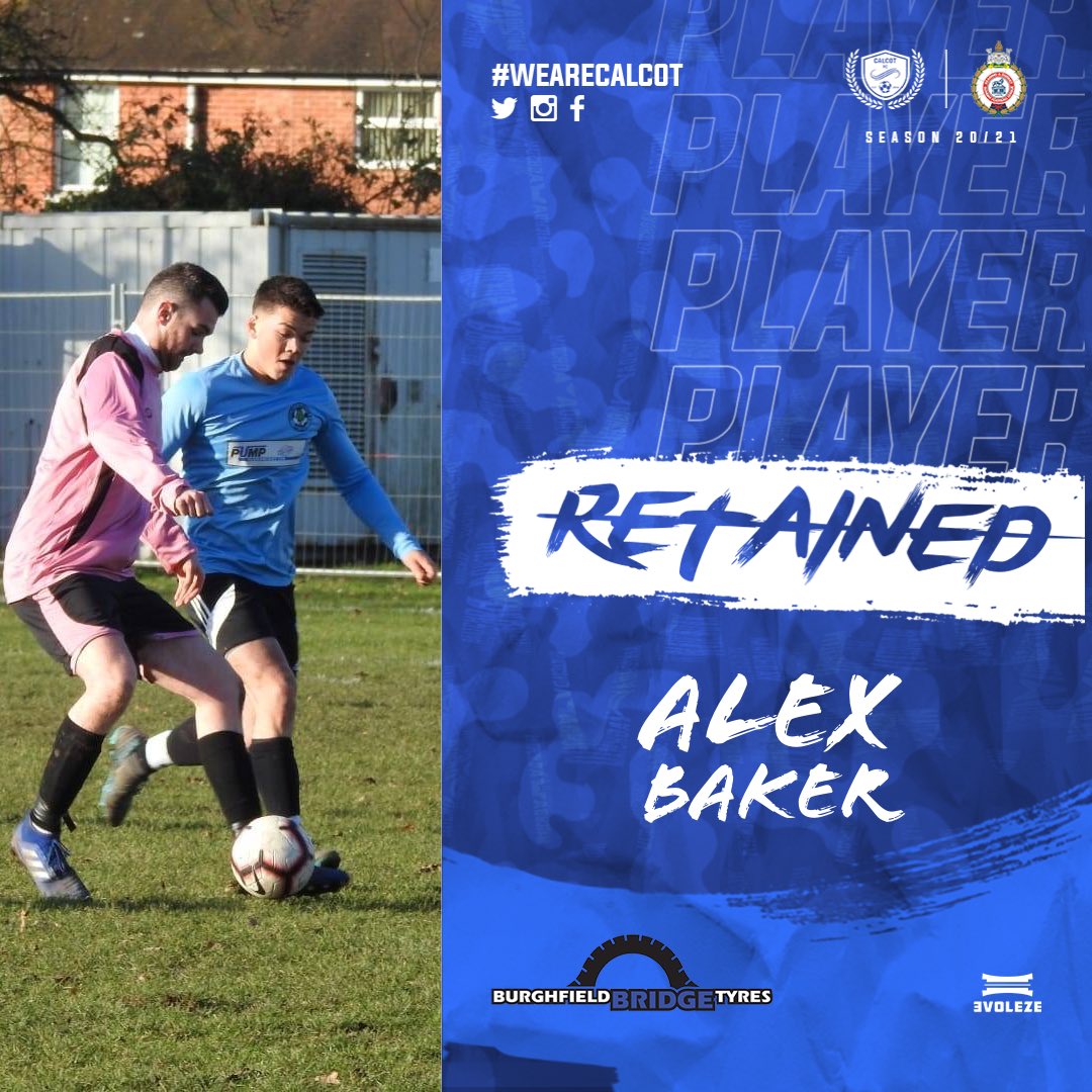 CalcotFootball's tweet photo. ✅ | TWO more players that will be here again next season are Alex Baker (@AlexBaker_93) and Liam Cleeve (@LiamCleeve). Two players that we are happy will be playing next season! 👊🏼

#WeAreCalcot #ForzaCalcot https://t.co/dQWCqraT0o