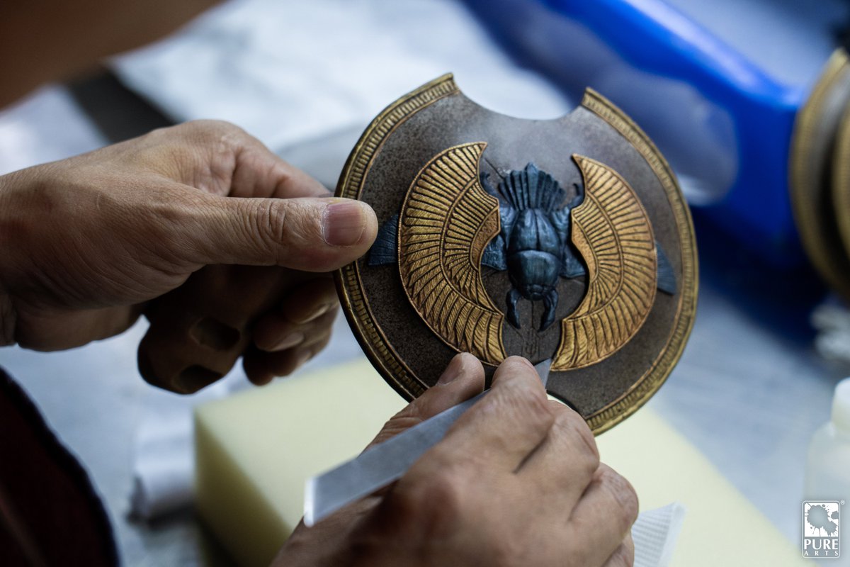 PureArtsLimited's tweet photo. We just received some images of the tooling process of Bayek today! It is always amazing to see a character coming to life and Bayek is in perfect shape. Check him out and order yours at https://t.co/AAxAIkWwtV! https://t.co/I5KCZp4l7C
