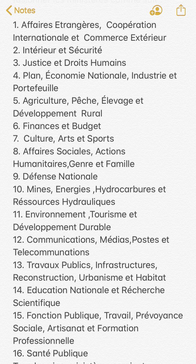 AndyBemba's tweet photo. L’après Covid19: Compte tenu de la modicité du budget actuel; le PM devra former un gvnmt restreint afin de diminuer les dépenses publiques et affecter les fonds récupérés à l’amélioration des conditions de vie des Congolais. Il peut fusionner les ministères comme suit : https://t.co/wwQJWG5p6k