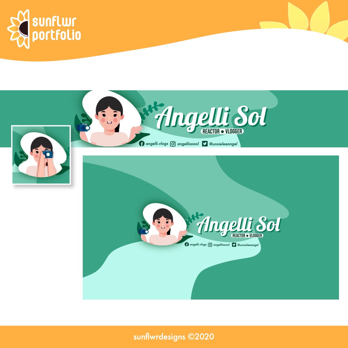 sunflwredits's tweet photo. 「 p o r t f o l i o 」
↳ youtube layout for Angelli Sol ♡
#design #designcommission #youtubelayout #edit #portfolio #editcommission #youtubedesign #allsizebanner #vlogger https://t.co/f2MiNib78n