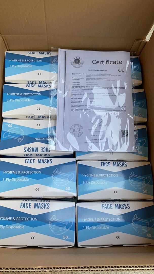 synxelements's tweet image. Cases of 1000 - 3-ply mask for $550 plus shipping. Free pickup in Miami, New York and Connecticut