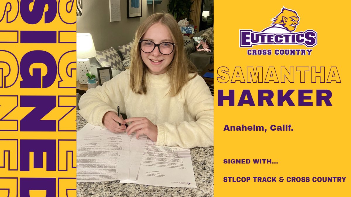 UHSPEutectics's tweet photo. STLCOP cross country welcomes Samantha Harker of Anaheim, Calif.!
https://t.co/B7zHA4F3ou
#EutsWXC #EutsWTF #stlcop #STLCOPSaidYes https://t.co/MrOSAA2M7s