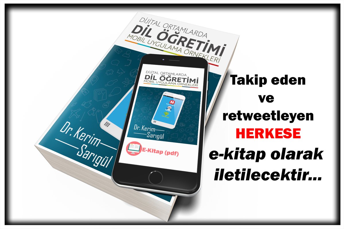 DİJİTAL ORTAMLARDA DİL ÖĞRETİMİ - Mobil Uygulama Örnekleri

Çiçeği burnunda bir kitap...

İlk olarak sizlerle paylaşmak istedim.

Takip eden ve retweetleyen HERKESE e-kitap olarak iletilecektir...

Son gün: 20.06.2020

Eser daha sonra  e-kitap olarak satışa sunulacaktır...