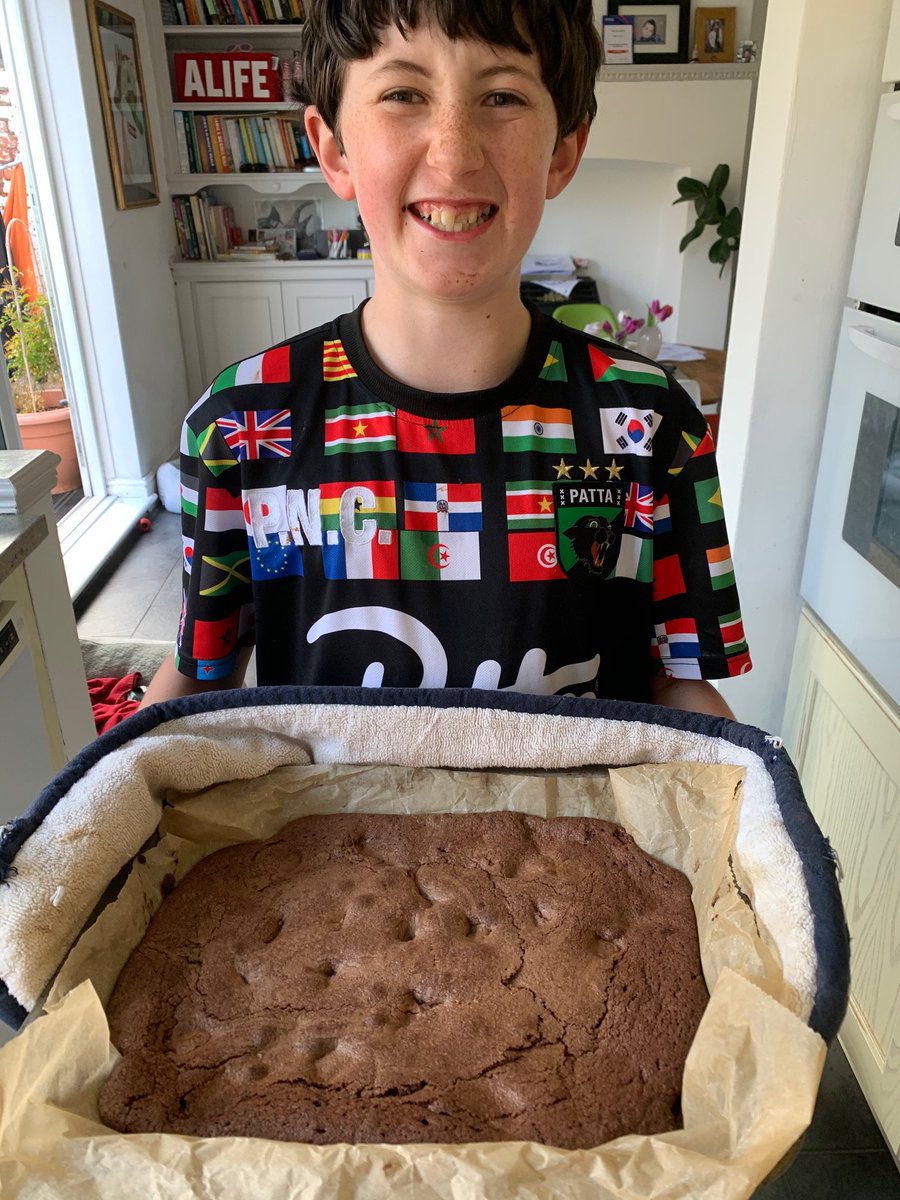ClareMountSSC's tweet photo. Winston has had a fantastic #LiveWellWeek so far, completing the quiz today and the #kindness challenge. He has made mint tea for his parents and had a go at a bit of baking (pictured!). Tomorrow he is going to write a letter to one of his friends in 7C! Great work Winston! https://t.co/X434M4Ld0O