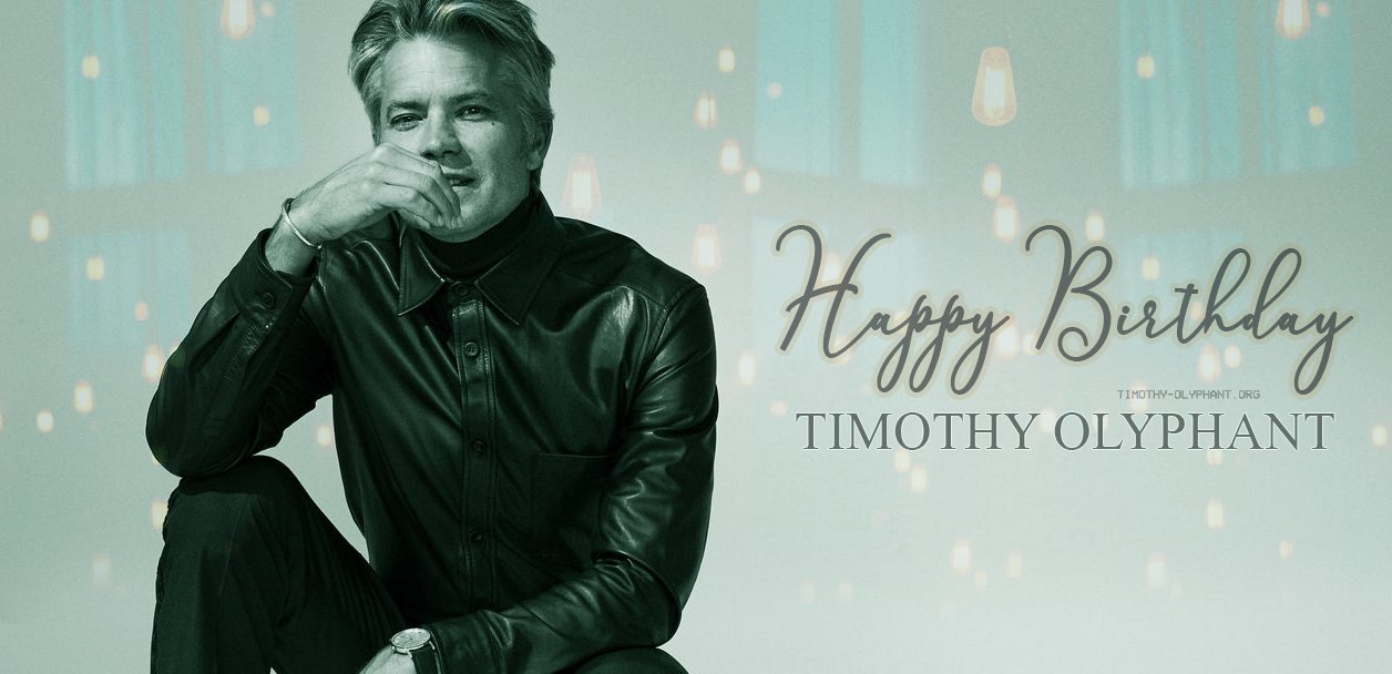 Happy Birthday Timothy Olyphant! 