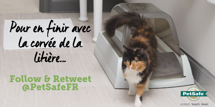 #FOLLOW &amp; #RT <a href="/PetSafeFR/">PetSafe® France</a> : Vous adorez votre chat mais changer sa litière un peu moins ? On a la solution... Tentez votre chance pour gagner 1 Boîte à litière auto-nettoyante ScoopFree® Ultra. TAS et annonce du gagnant le 24/05/2020 à 18h00 😺🐾 *réservé à la 🇫🇷