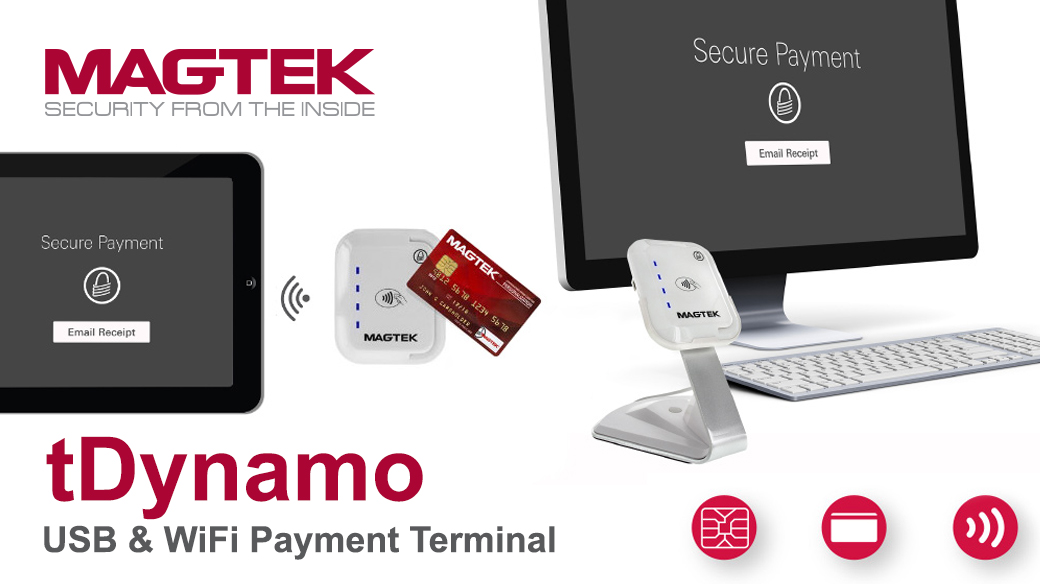 MagtekEurope's tweet photo. Accept Payments Anywhere with tDynamo. Take advantage of consumer of the shelf devices and PIN on glass.
Supports #Contactless #Chip and #Magstripe
Learn more: https://t.co/1Q7gActEhN
#MagTek #tDynamo #NFC #EMV #PaymentTerminal #Payment #MobilePayment https://t.co/ghaap9ghE9