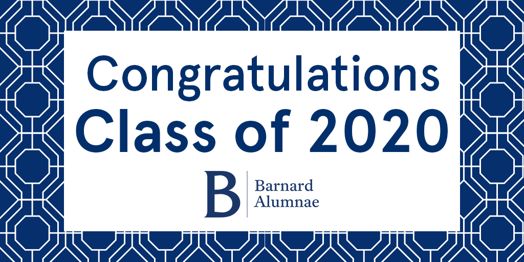 barnardalumnae's tweet photo. It's official! Please join us in welcoming the @BarnardCollege Class of 2020 to the #Barnard alumnae family! You can re-watch Barnard's celebration of the class, as well as the special #BarnardSeniorSignoff video montage at 👉 https://t.co/FyztPNDd3b https://t.co/OdyUMDGUR0