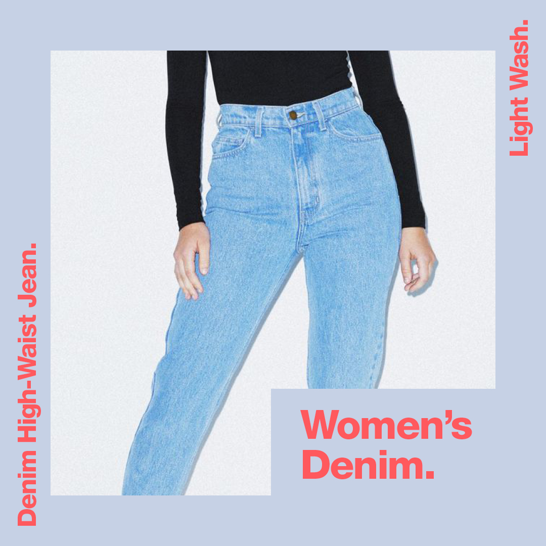 Amp up the denim on denim look, like @thelifeofablogger in the AA High Waist Denim: bit.ly/2DUgnbH #AmericanApparel #Retail #HighWaistedJeans