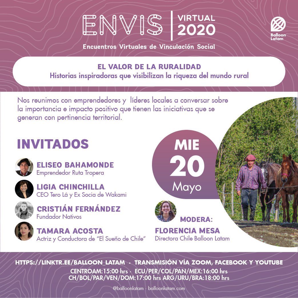 🤜🏽La importancia e impacto positivo de generar iniciativas con pertenencia territorial‼️
.
Invita: <a href="/balloonlatam/">Balloon Latam</a> 
.
Inscríbete aquí linktr.ee/Balloon_Latam
.
<a href="/ssalinasclaro/">Sebastian Salinas C.</a> <a href="/elcordero88/">Juan Ignacio Cordero</a> <a href="/Rmadera6Rosa/">Rosa Madera/ R wood</a> <a href="/empatthy_org/">Empatthy</a>
