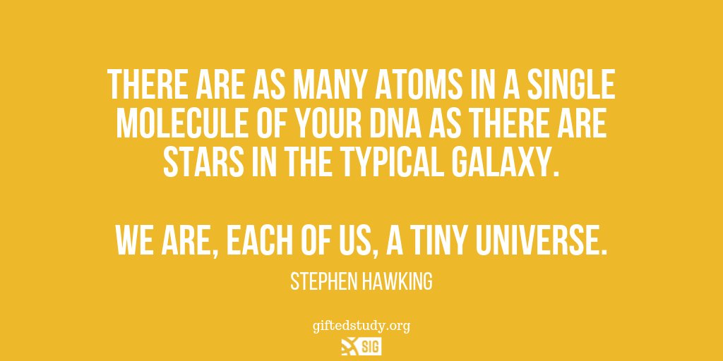 We are, each of us, a tiny universe. #WednesdayWisdom