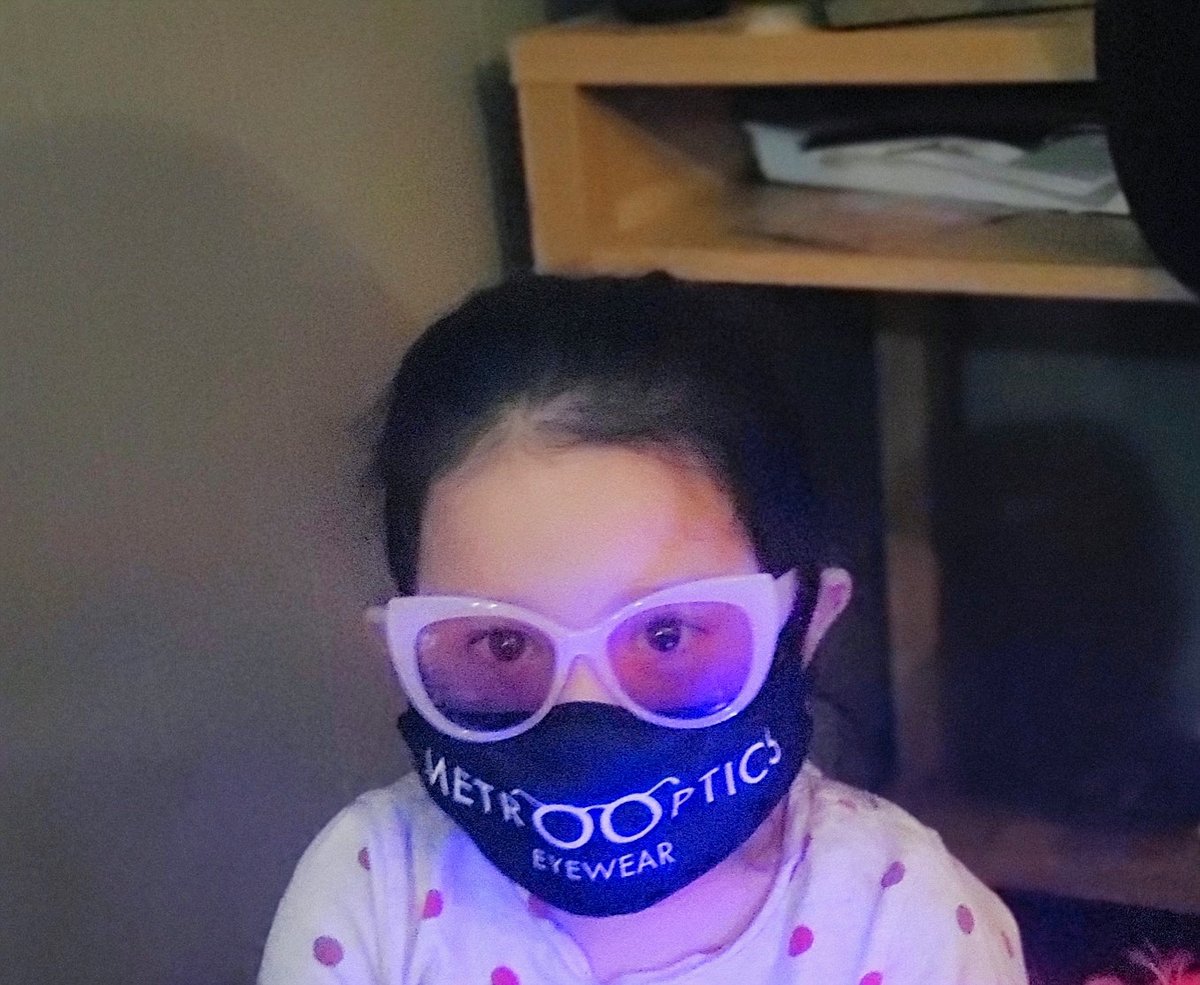 Metro_Optics's tweet photo. I spy... a #MetroOptics face mask! She's not only keeping her eyes protected (which is important at every age) but she's also making sure she's following the NYS Executive Order to wear a mask!
Would you want to rock one of these face masks? https://t.co/vR078PrM0X