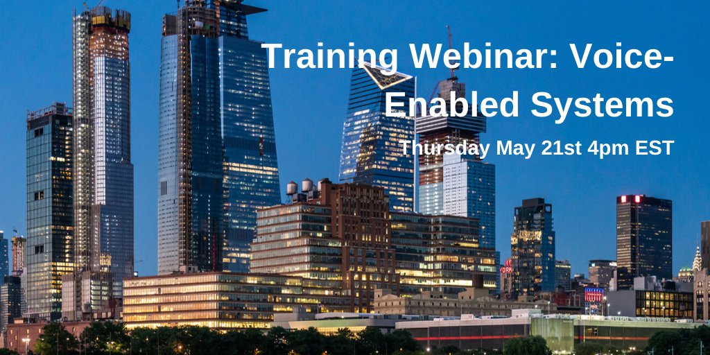 Time is running out to register for tomorrow's Voice-Enabled Systems training! Register your technicians for a look into the basics of setting up and programming a voice system -- a requirement in educational and highrise settings. 
Register now ➡ mtr.cool/bilpaqwubq