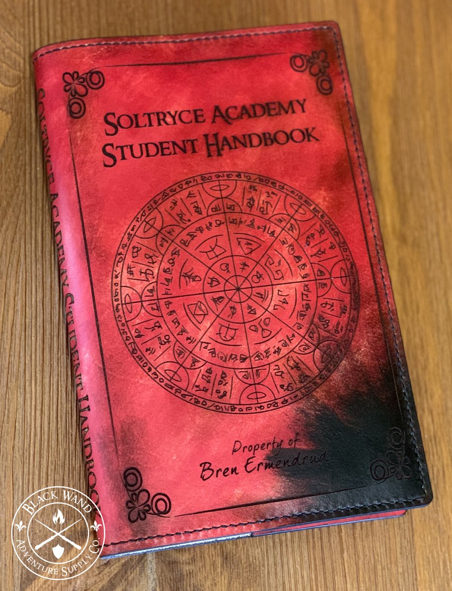 BlackWandSupply's tweet photo. Found one of Caleb's old schoolbooks - Only minor burn damage😂. j/k I made it because I miss @CriticalRole and now I want to do a GIVEAWAY to send it to one of you beautiful people. To enter:
🔥 LIKE
🔥FOLLOW
🔥RETWEET
more pics👇
#CriticalRoleArt #dnd #leather #critters #dndart https://t.co/eouUPUB3xr