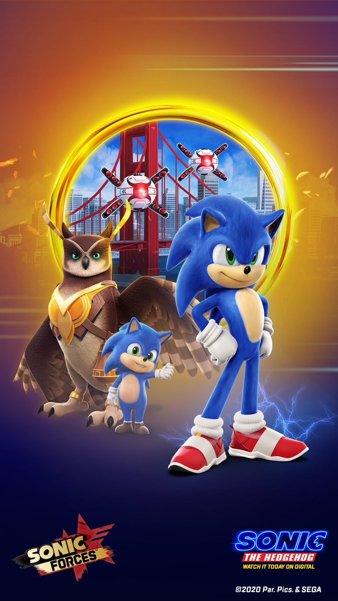 Sega Hardlight Good Things Come In Threes Show Off Your Favourite Sonicforces Mobile Movie Stars With A Free Phone Wallpaper