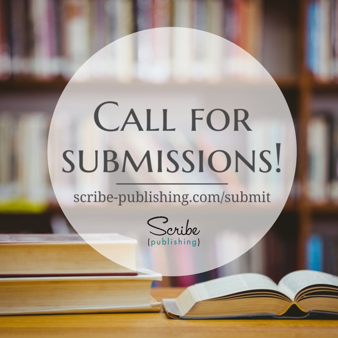 ScribePubCo's tweet photo. Yes, we are still accepting submissions! Been busy writing the next Great American Novel? Send it our way! Make sure to check the submission guidelines at https://t.co/YZmwgTZXAo 📚 #publishing #callforsubmissions #indiepublishing #scribepublishing #smallpublishers #opencall https://t.co/G3V4HssX0Z
