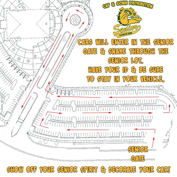 Accepting CASH ONLY for unpaid cap &amp; gown orders. See you between 2-6:30PM on 5/21 🎓<a href="/delandbulldogs/">DeLand High Bulldogs</a>
