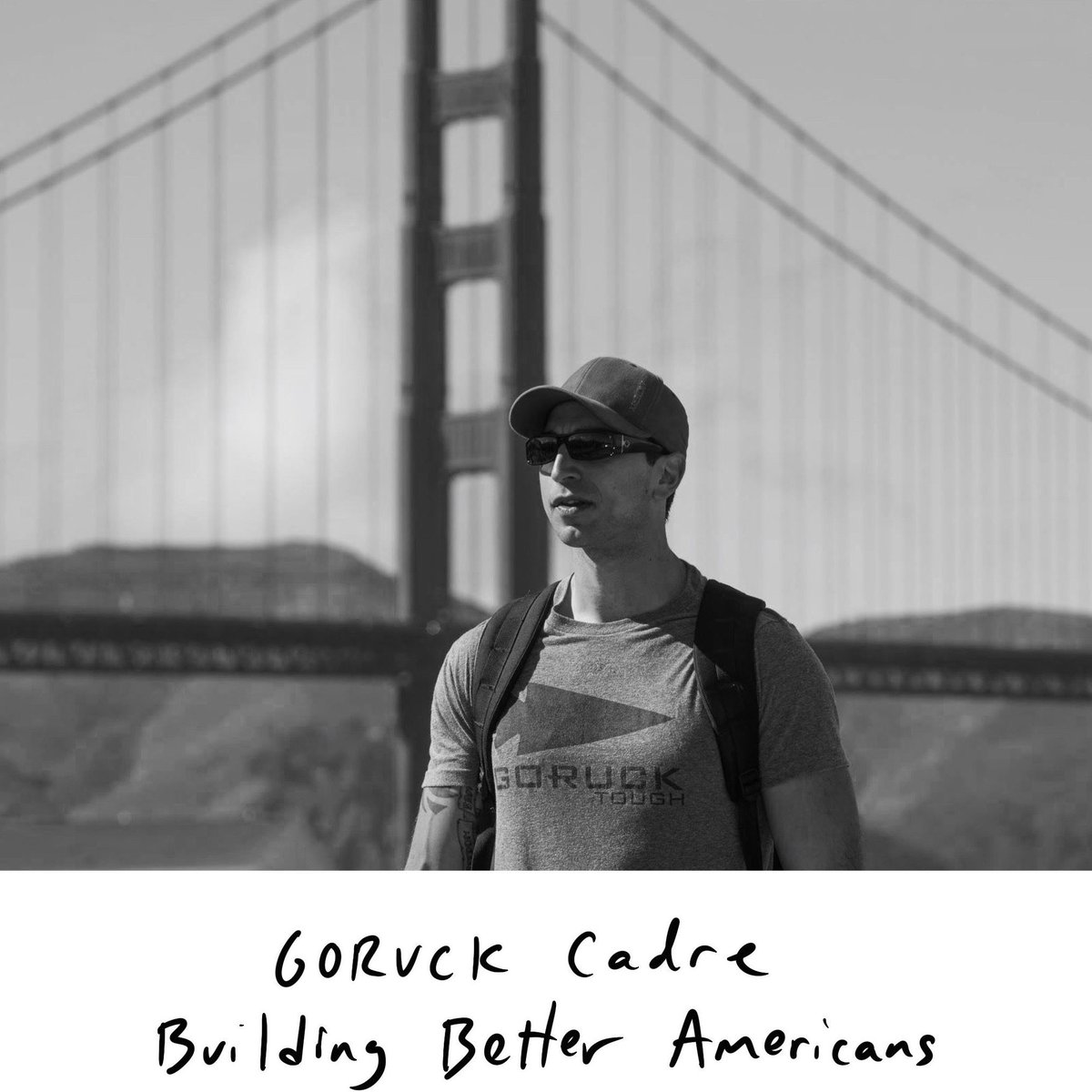 GORUCK's tweet photo. "Establish your why and chase it relentlessly. When you know why you’re doing something, and you have your core values and mission in place, do not let anything stop you.” #GORUCK Cadre Will shares his story on Episode 016 of #GloriousProfessionals: https://t.co/g9McnsPp5Q. https://t.co/Fu4OLWbwIj