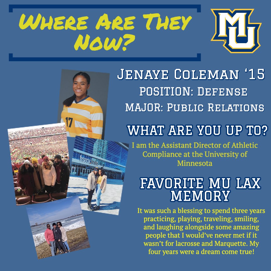 This week’s installment of where  are they now Wednesday features Jenaye Coleman.