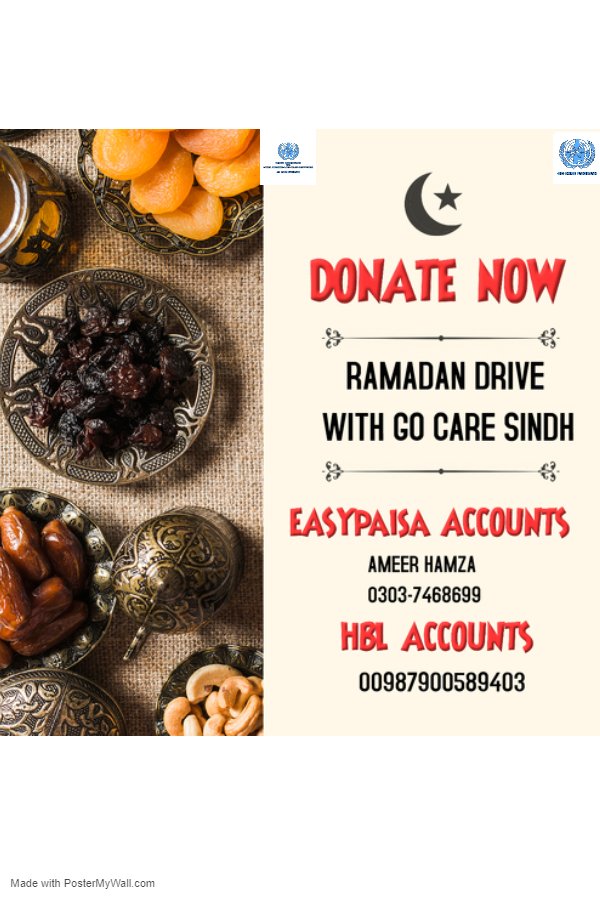 globalocare's tweet photo. Donate in these blessed nights to help the deserving people.
#gocare #corona_pandemic #ration_drive #corona_virus_awarenes_and_prevention https://t.co/cYrCbX1cyy