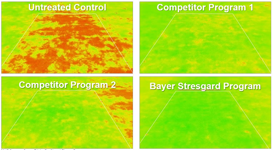 Expect more out of your fungicides. #Stressgard products deliver excellent disease control, plus improved plant health for mitigation of abiotic stresses like heat, drought, traffic and shade. Learn more about the #StressgardDifference here: bit.ly/3cRoYfd