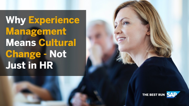 TournesacD's tweet photo. Why Experience Management Means Cultural Change — Not Just in HR | via @SAPNews https://t.co/qhFCGi8S7U https://t.co/lTm3cpS7St