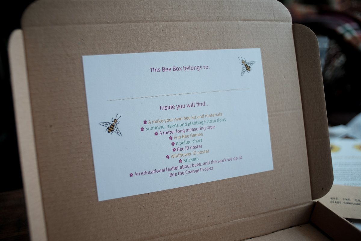bee__the_change's tweet photo. Happy World Bee Day🐝

To celebrate, we have an offering..

Our brand new Personalised Children’s Activity Bee Kit!

Packed full of creative and educational fun.

Sunflower seeds, soil, pots, ID guides, games...

Fits through a letterbox!

£15 inc postage

https://t.co/aeTXlZTtew https://t.co/D7j8BtoSD6