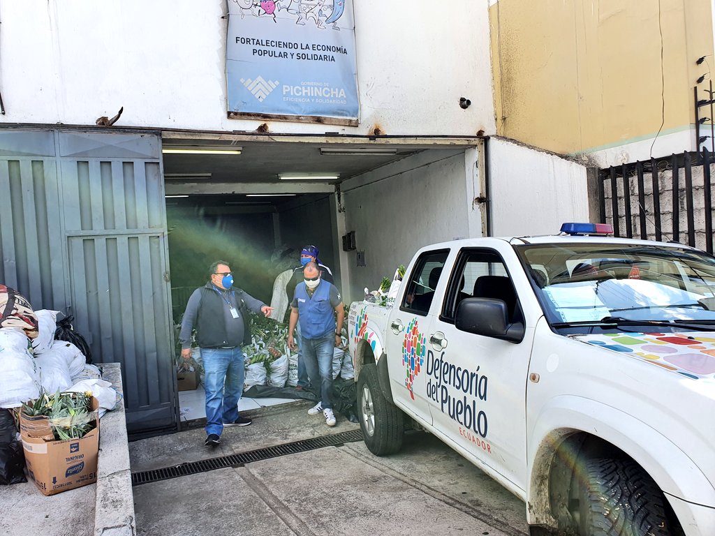 BetoVelozNavas's tweet photo. Listos para seguir como Delegación Provincial de #Pichincha @DEFENSORIAEC con la #MingaSolidaria #MingaHumana entregando los kits gestionados y llegando a personas en doble condición de vulnerabilidad, casa a casa y puerta a puerta. Por un  #EcuadorTierraDeDerechos https://t.co/IaVbUeiYbW