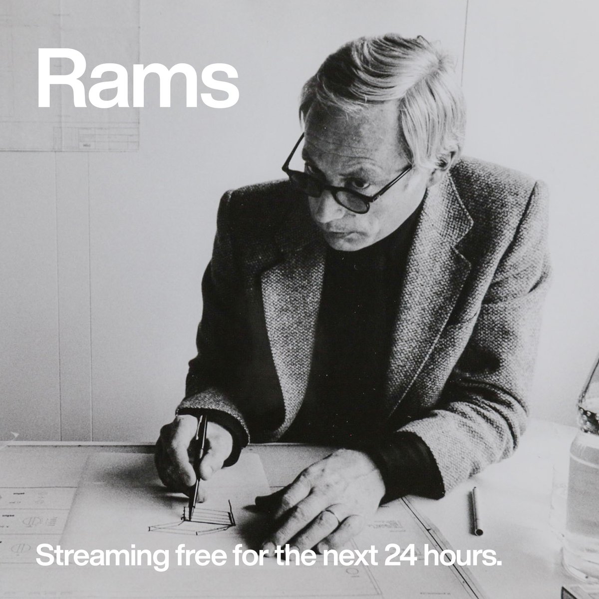 gary_hustwit's tweet image. It's Dieter Rams's 88th birthday today! To celebrate, we're streaming my documentary about this enigmatic designer (with an original score by the incredible @BrianEno) FREE for the next 24 hours.

Watch it here: ohyouprettythings.com/free