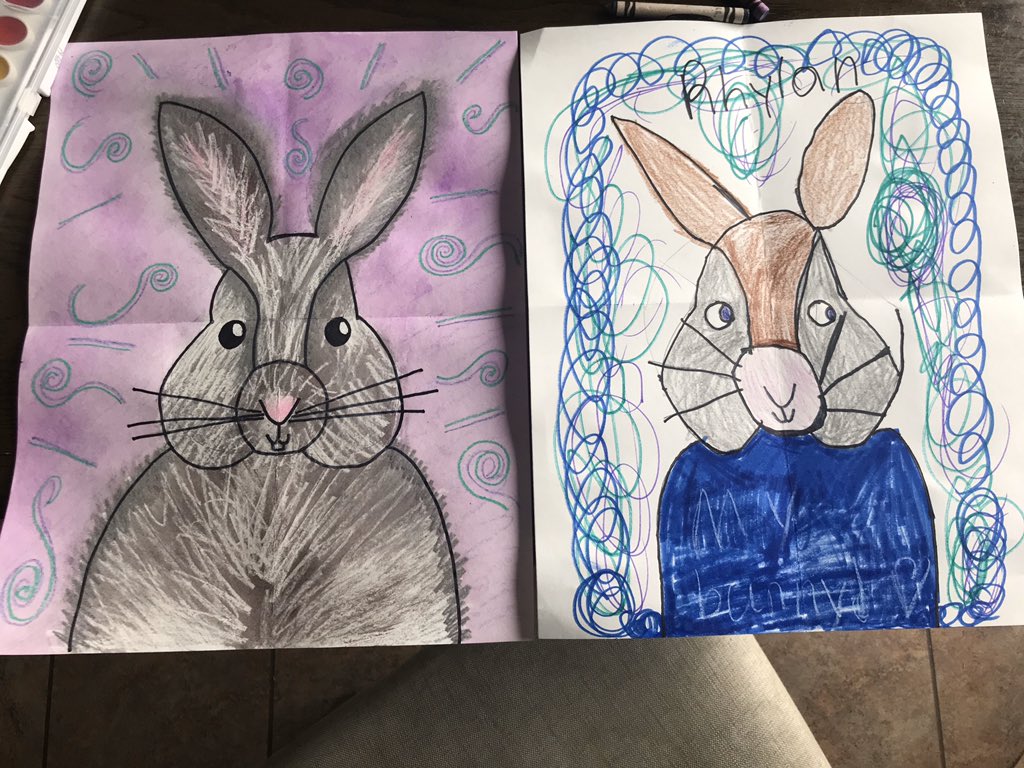 jjonesross's tweet photo. Thank you Mrs. Siewny! Our art class google meet was so much fun! #plsdproud #teamtussing https://t.co/1RA2q4XumH
