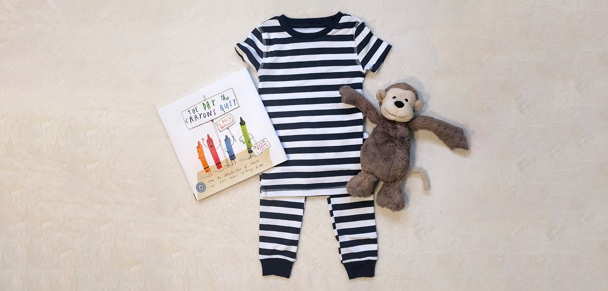 PajamasForPeace's tweet photo. Get set for Memorial Day in our Navy Nautical Stripe! The perfect gender-neutral print to set little ones sailing into sweet dreams. Remember that for every Pajamas for Peace set sold, we donate another pair of pjs to one of our partner shelters.

#pajamasforpeace #kind https://t.co/u1PSCPnCy4
