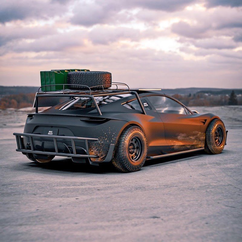 BurjBillionz's tweet photo. TESLA  2020 SAFARI ROADSTER CONCEPT 🔥😈🔥 https://t.co/6NMJHV2hSa
