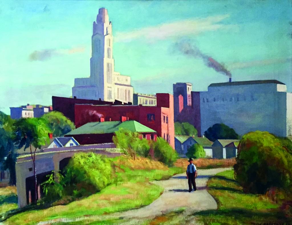 JoshLipnik's tweet image. Paintings of Columbus, OH by Robert Chadeayne (1897-1981), who directed the Columbus School of Art’s drawing &amp;amp; painting program for many years.