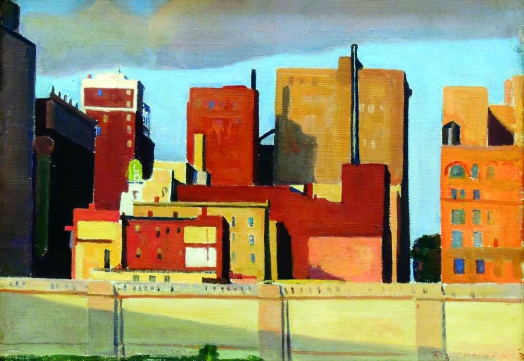 JoshLipnik's tweet image. Paintings of Columbus, OH by Robert Chadeayne (1897-1981), who directed the Columbus School of Art’s drawing &amp;amp; painting program for many years.