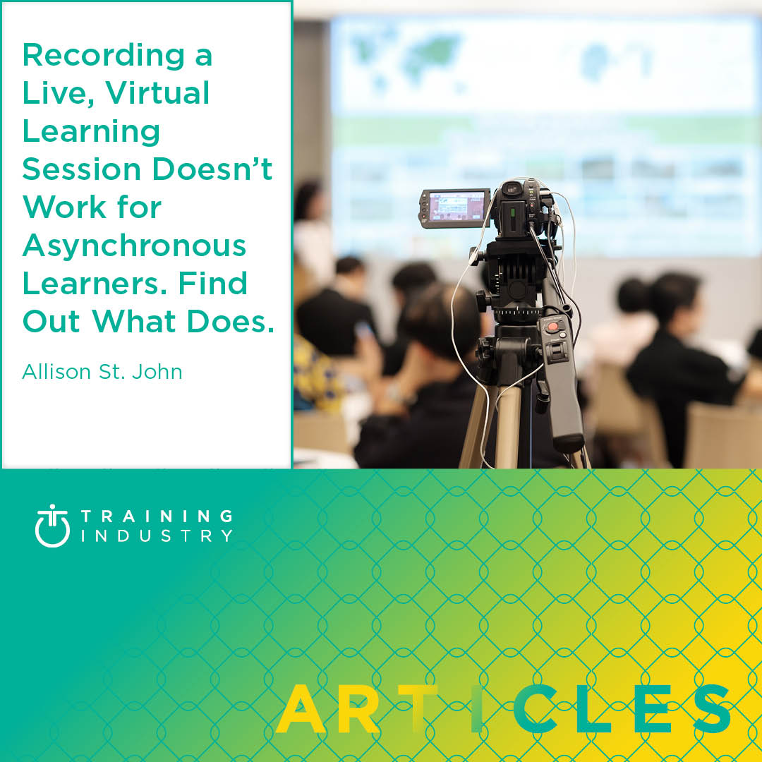 TrainingIndustr's tweet photo. Account and design for #asynchronouslearning in your #virtualtraining. https://t.co/dCv2pYaLcs #learninganddevelopment #synchronouslearning #remotelearning #instructionaldesign #videotraining @RemoteLeaderPro https://t.co/HWhyKd2cMk