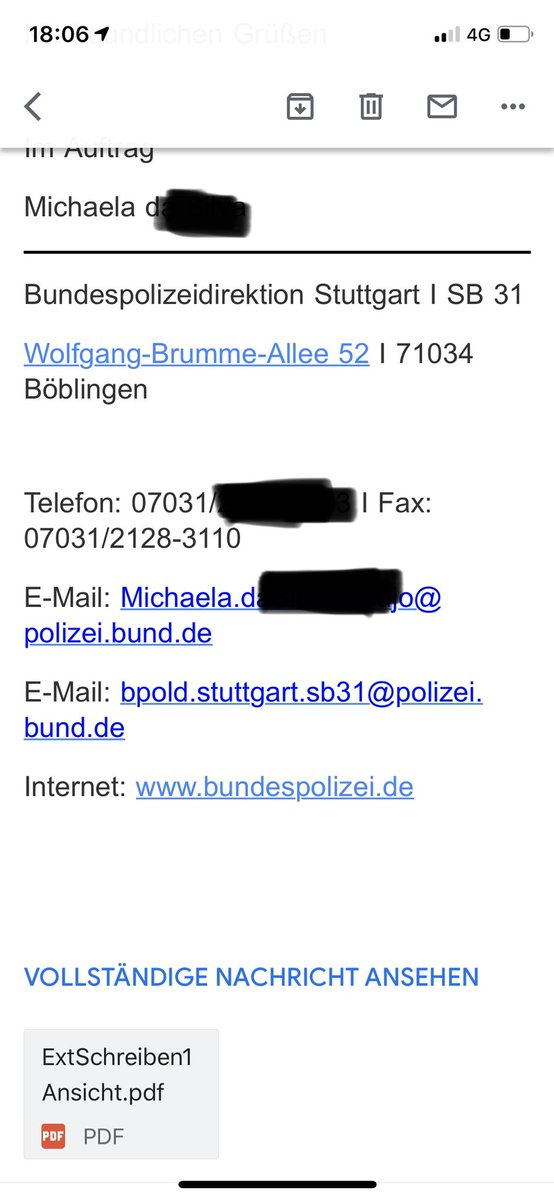 chrisludt's tweet photo. Liebe @bpol_bw, da versucht das @BSI_Bund Bürger zu sensibilisieren, nicht jeden Anhang einer Mail zu öffnen, und ihr schickt Emails, die kaum noch mehr typische Merkmale bösartiger Emails aufweisen können („Ihre Anfrage vom“, keine Anrede/Inhalt, PDF als Anhang). #CyberSecurity https://t.co/Fj13XNyQ68