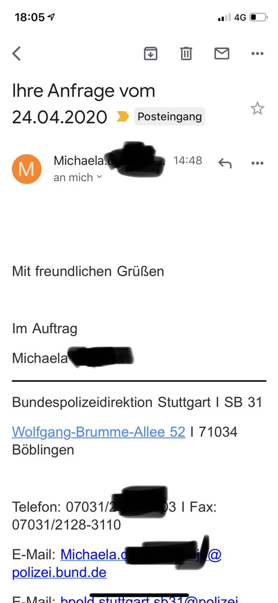 chrisludt's tweet photo. Liebe @bpol_bw, da versucht das @BSI_Bund Bürger zu sensibilisieren, nicht jeden Anhang einer Mail zu öffnen, und ihr schickt Emails, die kaum noch mehr typische Merkmale bösartiger Emails aufweisen können („Ihre Anfrage vom“, keine Anrede/Inhalt, PDF als Anhang). #CyberSecurity https://t.co/Fj13XNyQ68
