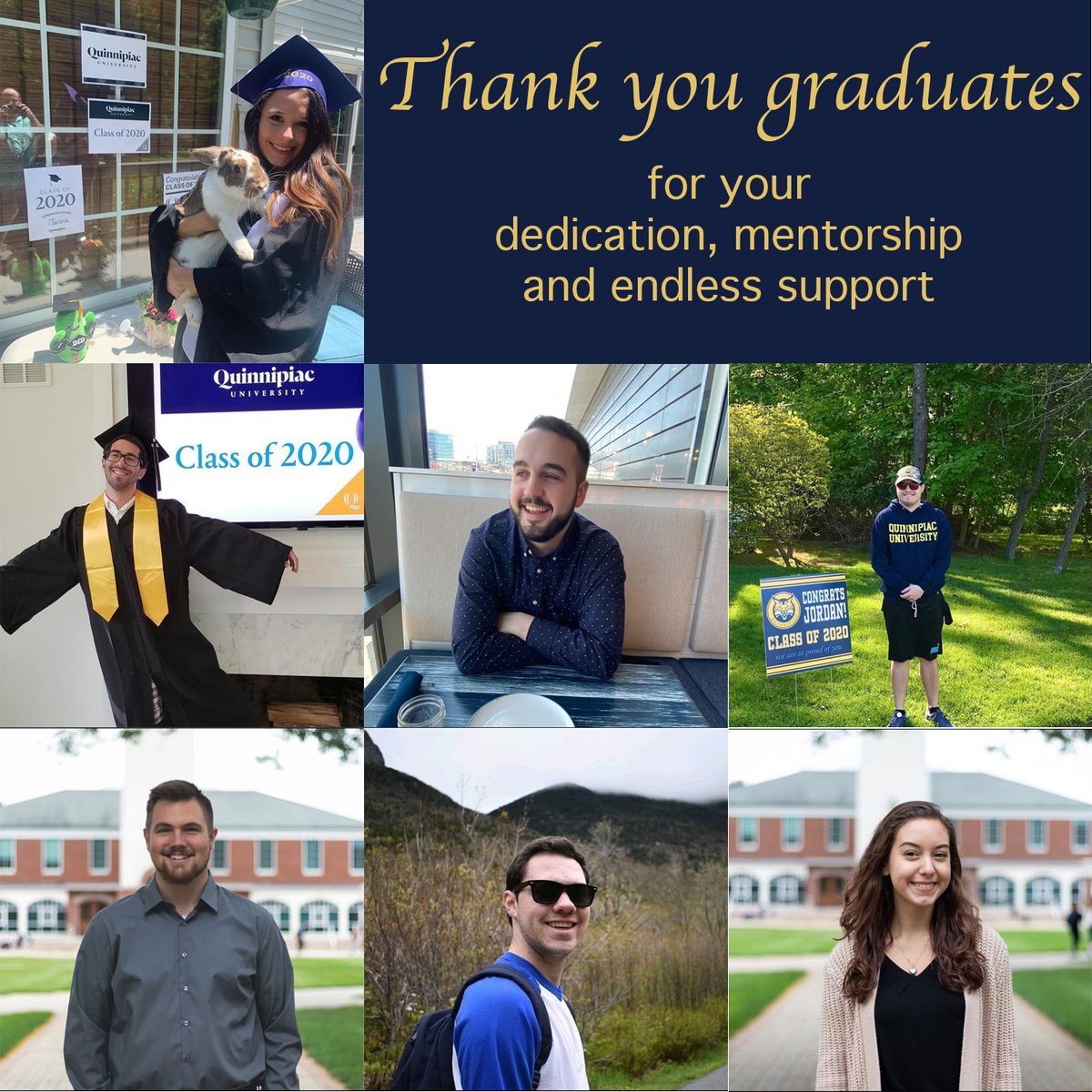 QUChronicle's tweet photo. To the Class of 2020,

Thank you so much for everything you've put into the Chronicle over the past years. All of you are so special and have impacted the Chronicle in positive ways. We wish you all the best with your future endeavors and always know the Chronicle is family! https://t.co/ugWZtRIiFi