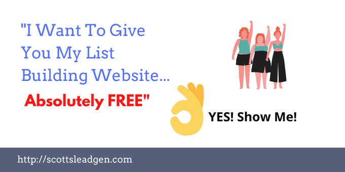 Looking for more Leads for YOUR Business? Why not promote it as well 24/7 System Cranks Out Red-Hot Leads Daily! 👉 Refer to my bio for Details 
or visit here bit.ly/ScottsListBuil…
#SaHondow