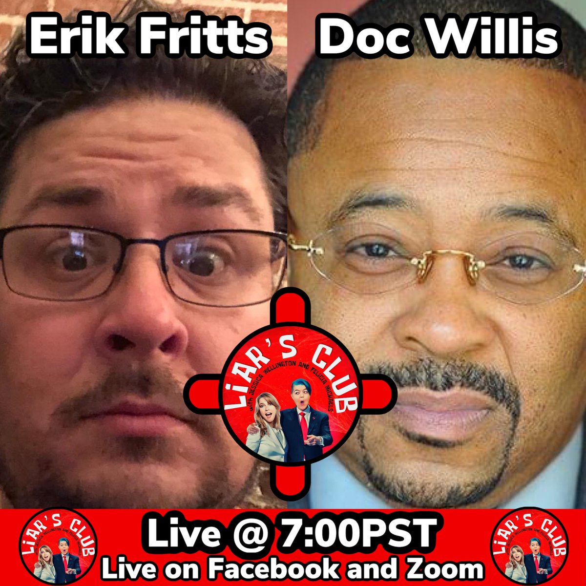 liars_club's tweet photo. Tonight we go live on @Laughs1207 Facebook page and zoom! With guests @ErikFritts and Doc Willis 🐶
Join us! #TLC #liarsclub #podcast #gameshow
#LongLiveLaughs #LaughsUnlimited #LaughterIsMedicine #Sacramento #OldSacramento #OldSacBars #ComedyClub #quarantinelife https://t.co/y8TDoRADD2