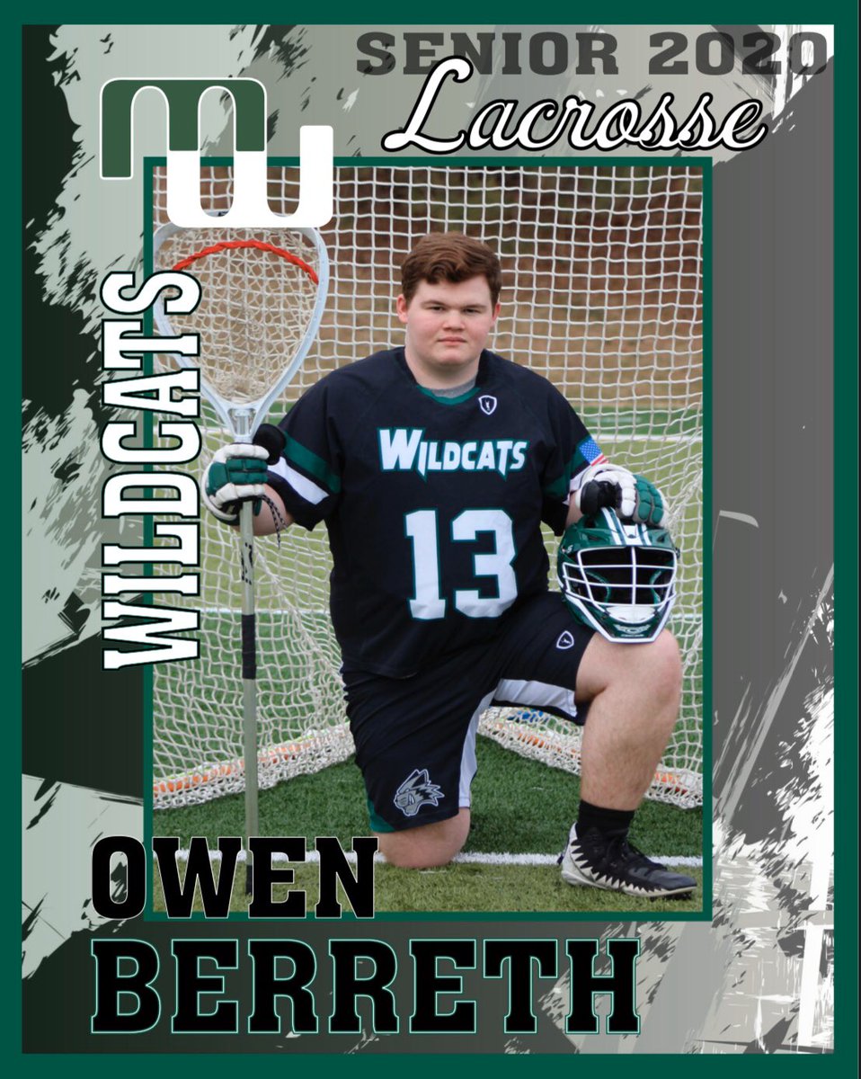 MillardWestLax's tweet photo. Next on our senior spotlight is the man between the pipes, #13 Owen Berreth! He was part of the lacrosse team and in orchestra while at West. He will be attending Metro Community College in the fall where he will pursue a degree in culinary arts. Congrats Owen!
#WildcatPower https://t.co/ncIObIRzF2