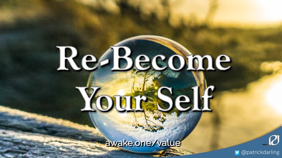 It's not what you like or dislike, not what you love or fear, but what you value that determines what you see in your experience of the world.

📢 New blog post - 2 min. read

awake.one/value